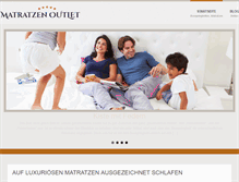Tablet Screenshot of matratzen-outlet.info